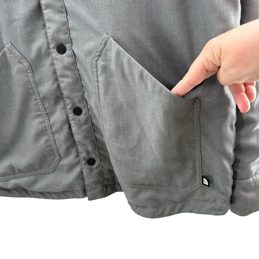 The North Face Men’s Fort Point Reversible Shirt Jacket Quilted Hiking Shacket L